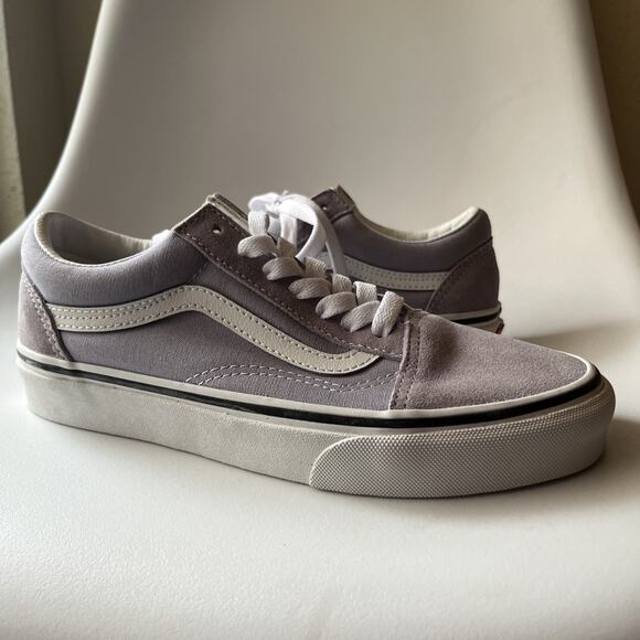 Vans Old School Purple Heather/True White Shoes US Men 5.5/Womens 7 NWT No Box - Picture 3 of 15